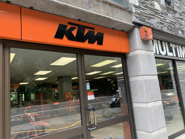 Concesionario oficial KTM. Venta de motos KTM en Andorra.